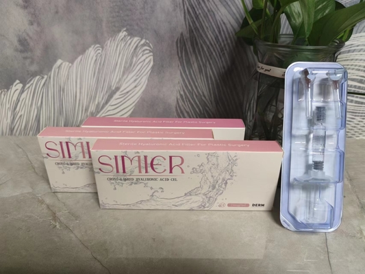 Natrium Hyaluronate Dermal Filler untuk Wajah 1 ml Peremajaan Kulit