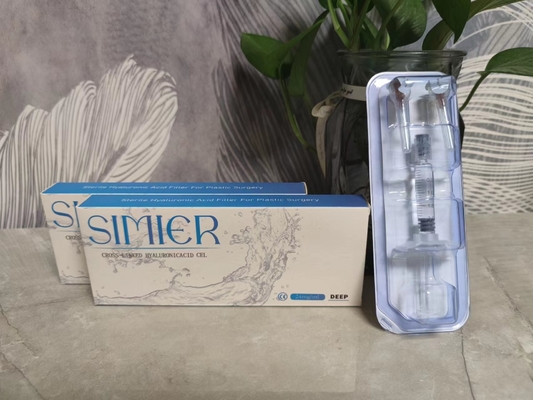 Kerutan Wajah 1ml 2ml Lip Filler Hyaluronic Acid