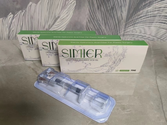 Natrium Hyaluronate Dermal Filler untuk Wajah 1 ml Peremajaan Kulit