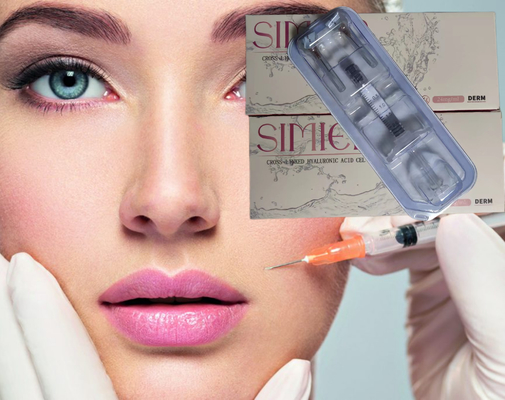 SIMIER 2ml Anti-Wrinkle Facial Injectable Hyaluronic Acid Dermal Filler Untuk Wajah
