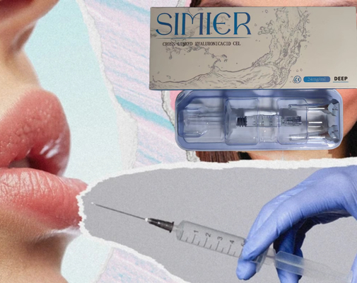 SIMIER 2ml Anti-Wrinkle Facial Injectable Hyaluronic Acid Dermal Filler Untuk Wajah