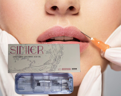 Cross Linked Hyaluronic Acid Lip Face 2ml Filler Kulit