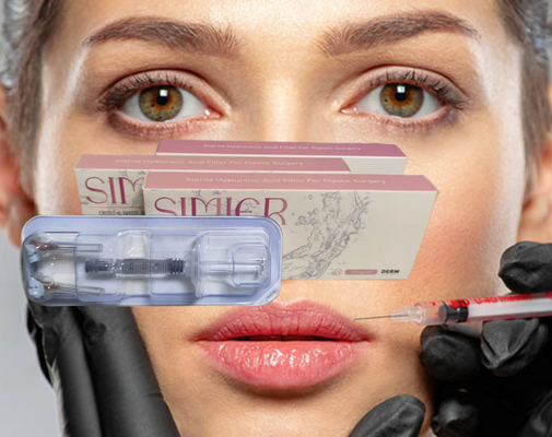 Anti kerutan Asam Hyaluronic wajah Plastik Filler Dermal