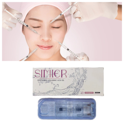 CE 1ml Deep Derm Facial Dermal Filler Asam Hyaluronic HA Lip Fillers Anti Aging