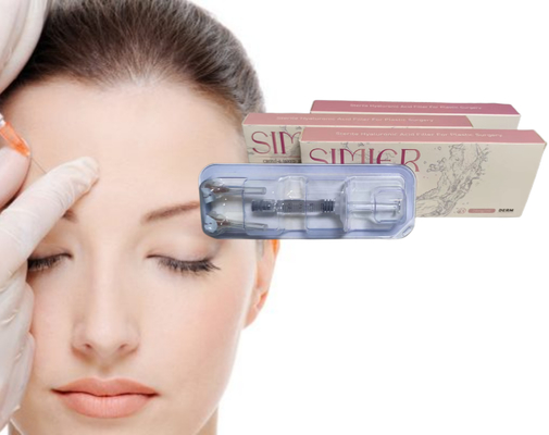 Transparan 10ml Sodium Hyaluronate Gel Injeksi Perawatan Untuk Mengisi Garis-garis Senyum