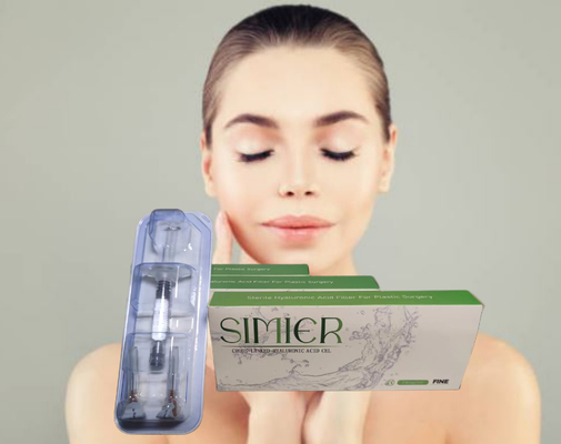 Dewasa Wajah Asam Hyaluronic Dermal Filler Fermentasi Terpisah Untuk Kerutan