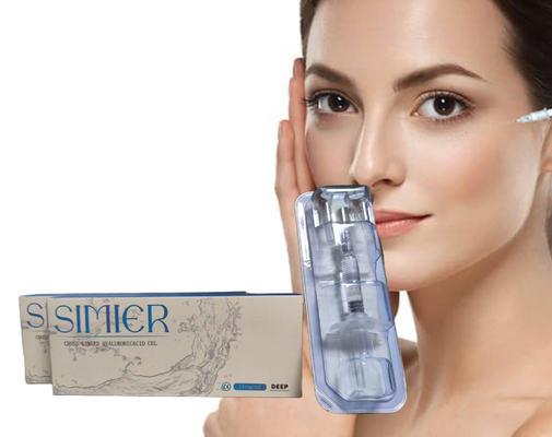 Dewasa Wajah Asam Hyaluronic Dermal Filler Fermentasi Terpisah Untuk Kerutan