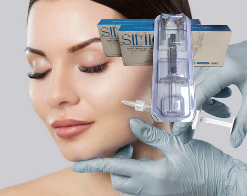 Cross Linked Dermal Lip Fillers Facial Dermal Filler Asam Hyaluronik Injeksi