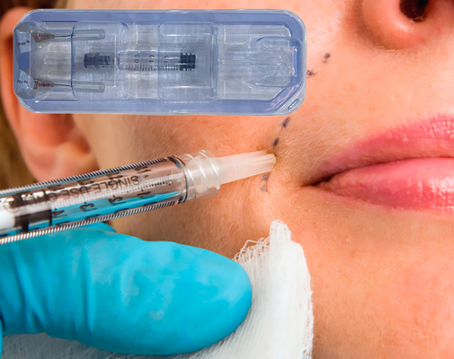 Cross Linked Hyaluronic Acid Dermal Cheek Chin Lips Filler
