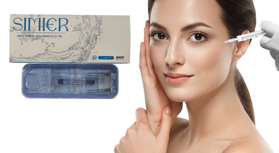 Cross Linked Dermal Lip Fillers Facial Dermal Filler Asam Hyaluronik Injeksi