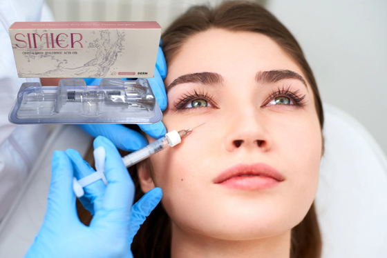 Deep 2ml 1ml Hyaluronic Acid Lip Fillers Wanita Injeksi OEM ODM