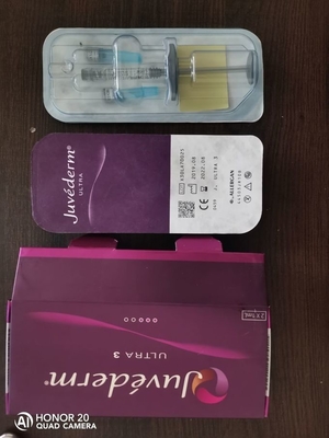 Goresan halus Filler Kulit Injeksi Asam Hialuronik Juvederm Ultra 3 2*1ml
