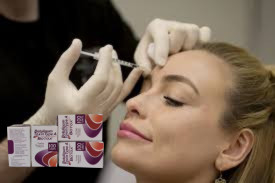 Wajah Disuntikkan Botulinum Toxin Tipe A Botox Anti keriput Injeksi Filler Kulit